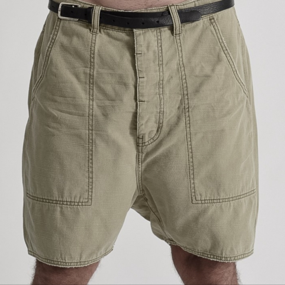 NWT Man x One Teaspoon dropped crotch bunker shorts